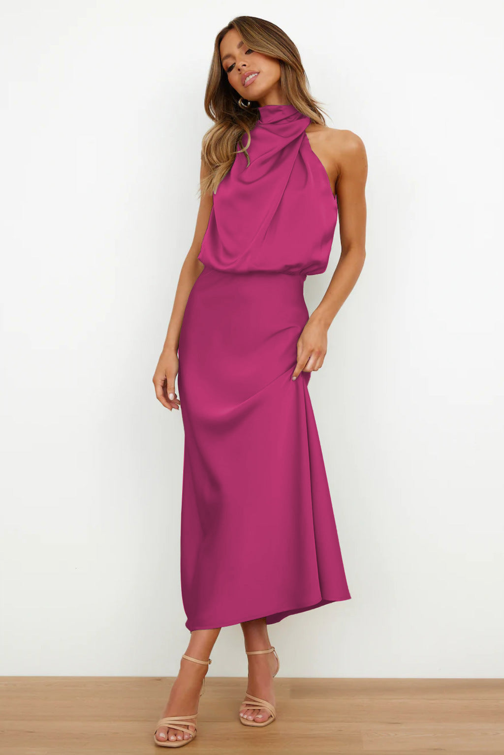 Tyra | Vestido de soirée elegante com decote halter