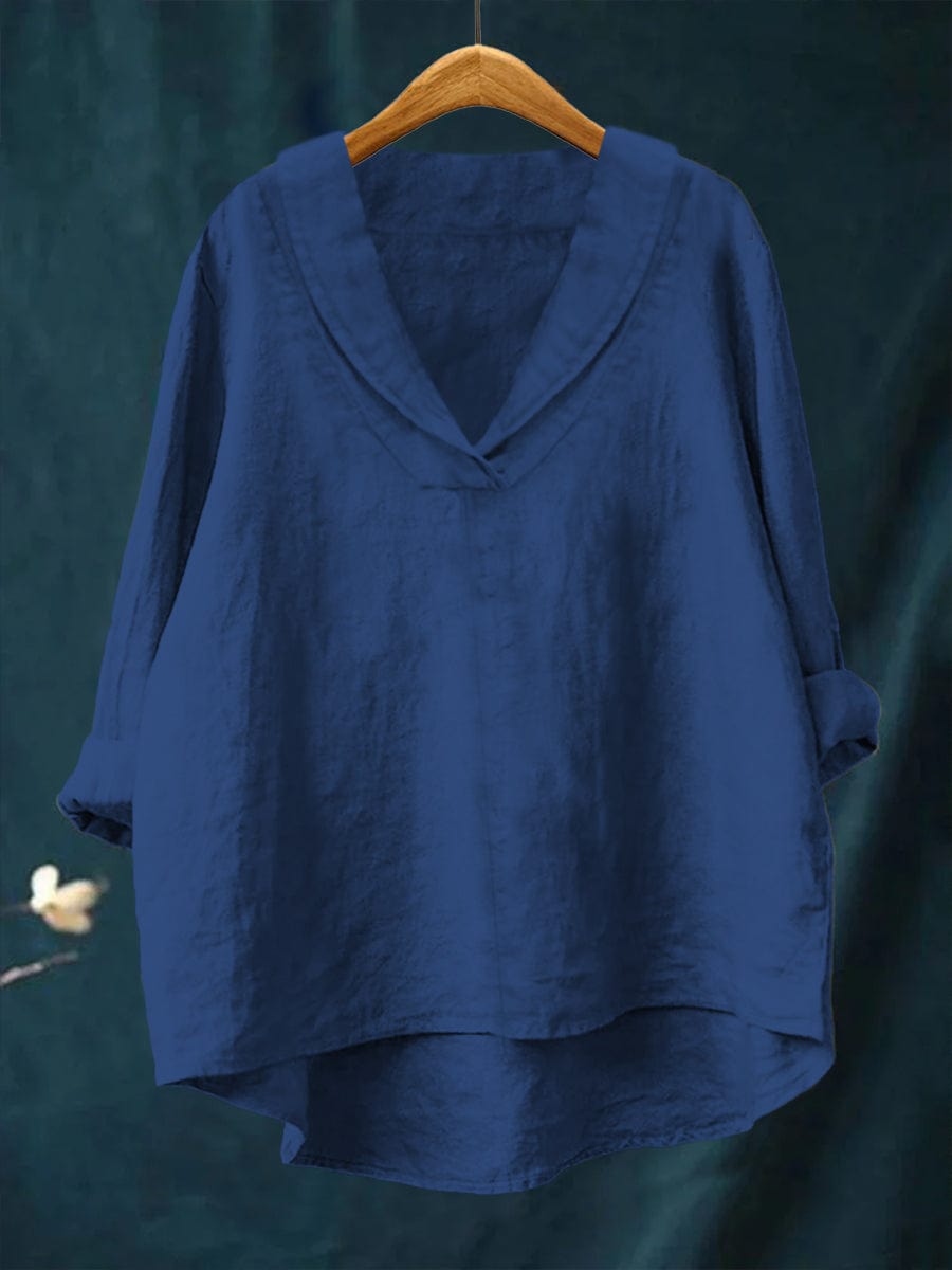 Hortense™ | Blusa de col V fluida