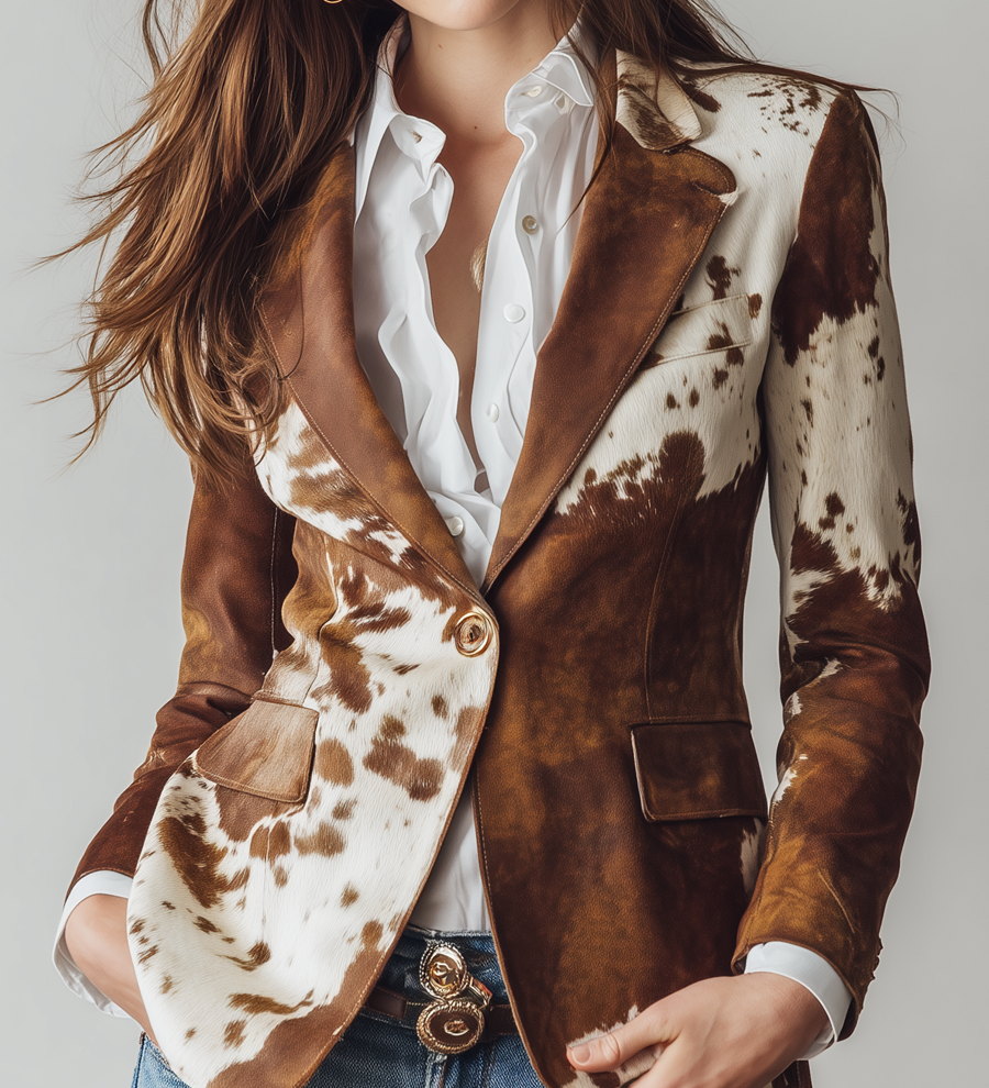 Priscilla | Blazer com Estampa Marcante
