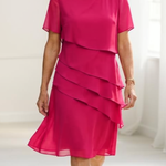 Juliette – Vestido elegante fluido com volantes
