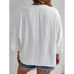 Dorothy™ | Top elegante com decote em V e botões
