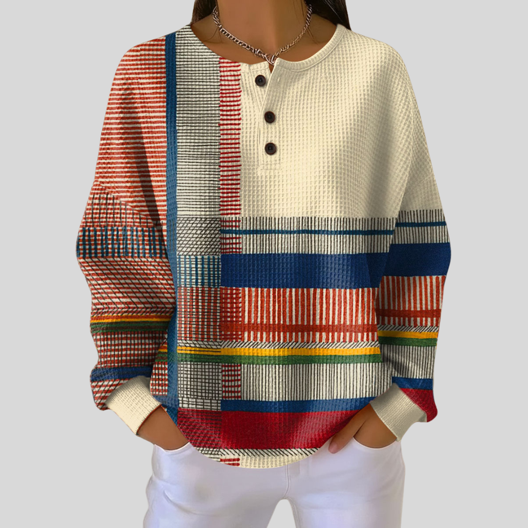 Solange | Pull Henley Clássico