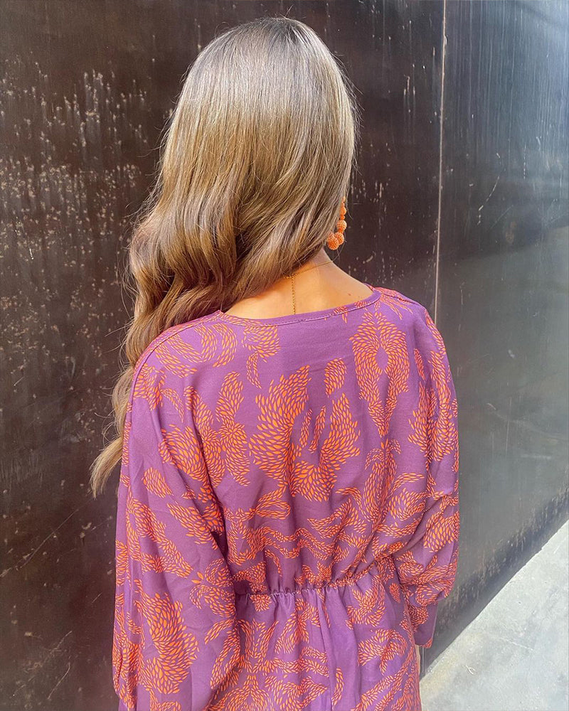 Celeste | Vestido Midi Eleganza Fiorita