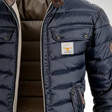 Paulo - Casaco acolchoado masculino com gola alta