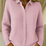 Katrina | Cardigan Botão em Tricot Texturizado