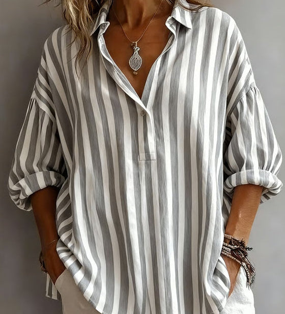 Nora™ | Blusa às riscas