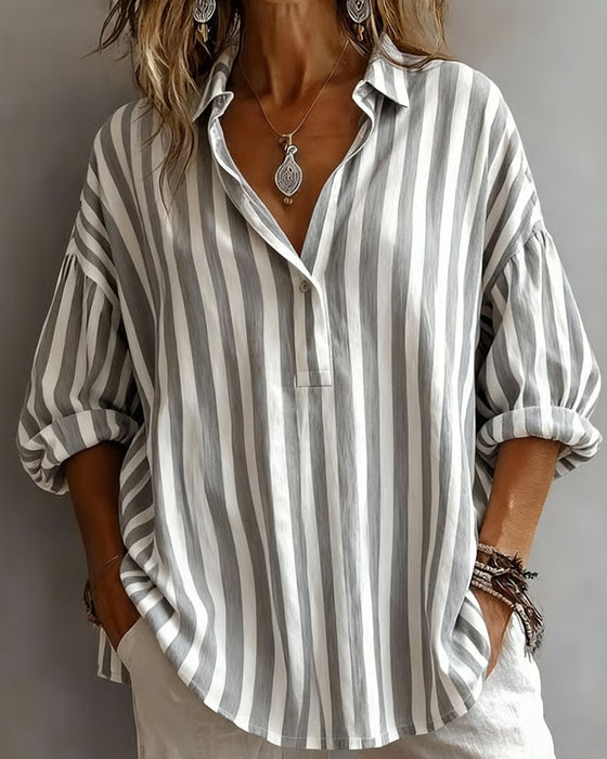 Nora™ | Blusa às riscas