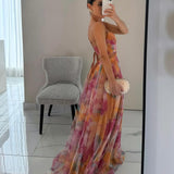 Giselle | Maxi Vestido Urokliwy com Padrão Floral
