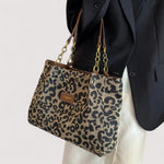 Lévrier – Sacola de Compras em Lona Leopardo