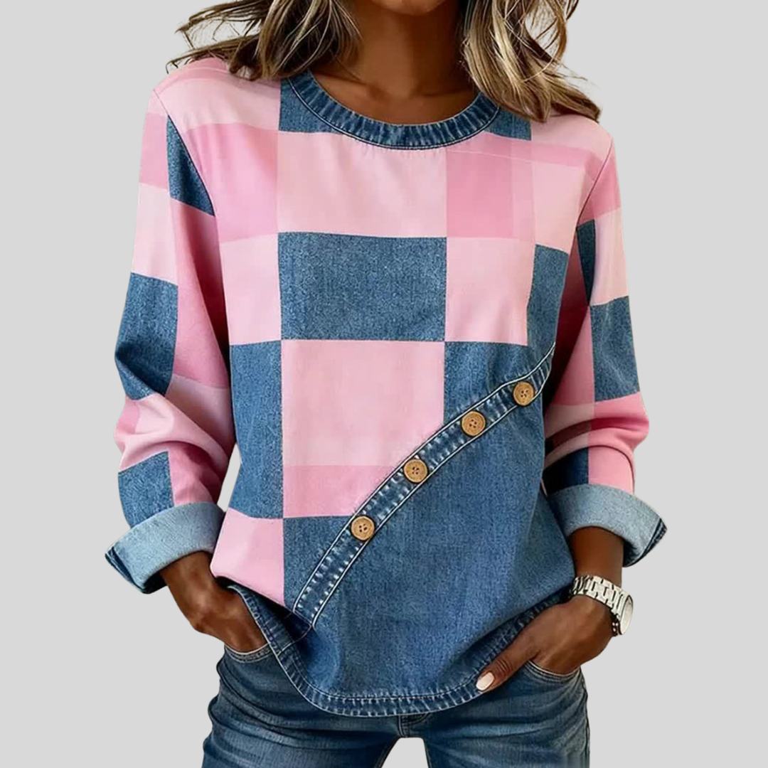 Apolline | Sweat Patchwork Artístico