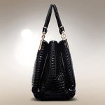 Lusso Milano - Bolsas de Crocodilo para Ombro