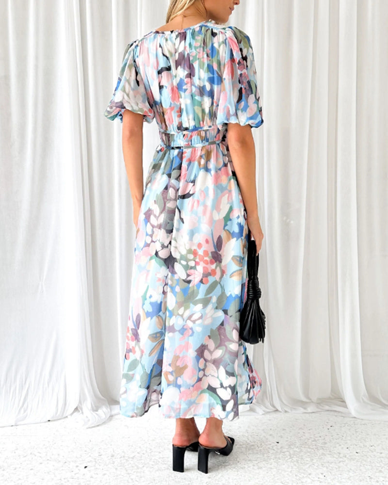 Celine | Vestido Feminino com Padrão Floral