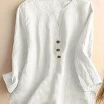 Solénya™ | Blusa de algodão-linho