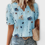 Emília - Blusa com decote em V