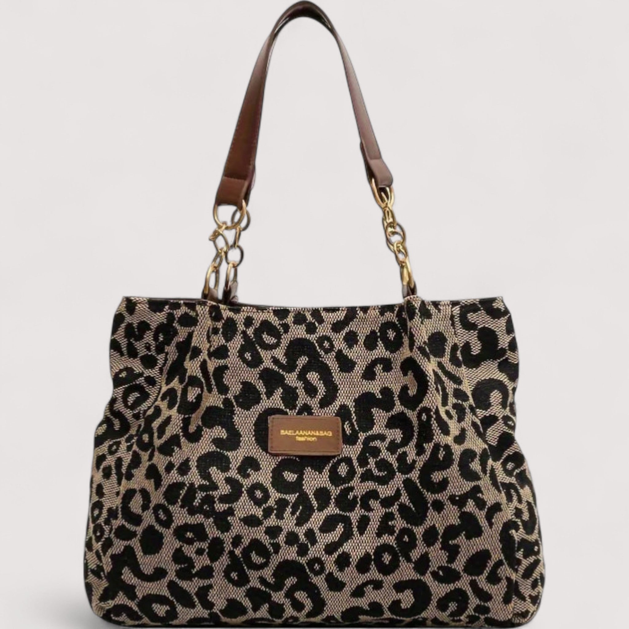 Lévrier – Sacola de Compras em Lona Leopardo