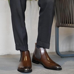 Pedro - Botins Chelsea em Couro