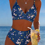 ROMINA™ | Bikini Sexy Entrecruzado Impresso Floral