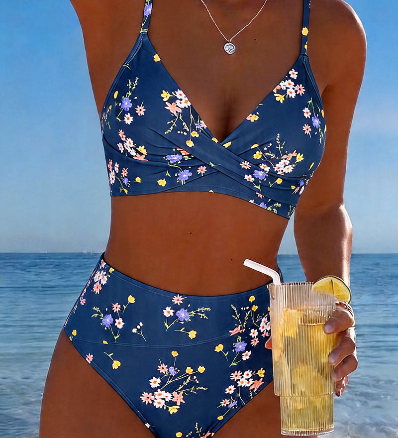 ROMINA™ | Bikini Sexy Entrecruzado Impresso Floral