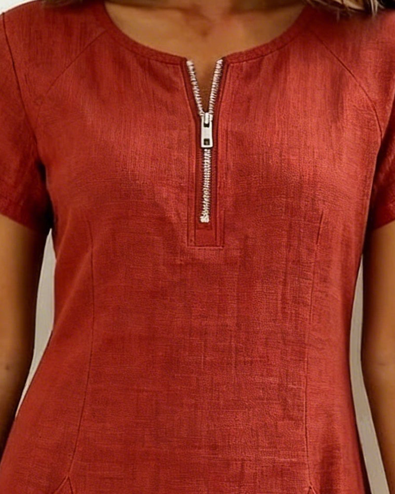 Vestido Lina — A elegância natural no dia a dia