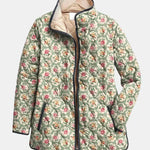 Casaco Acolchoado Tecido Floral Amélie