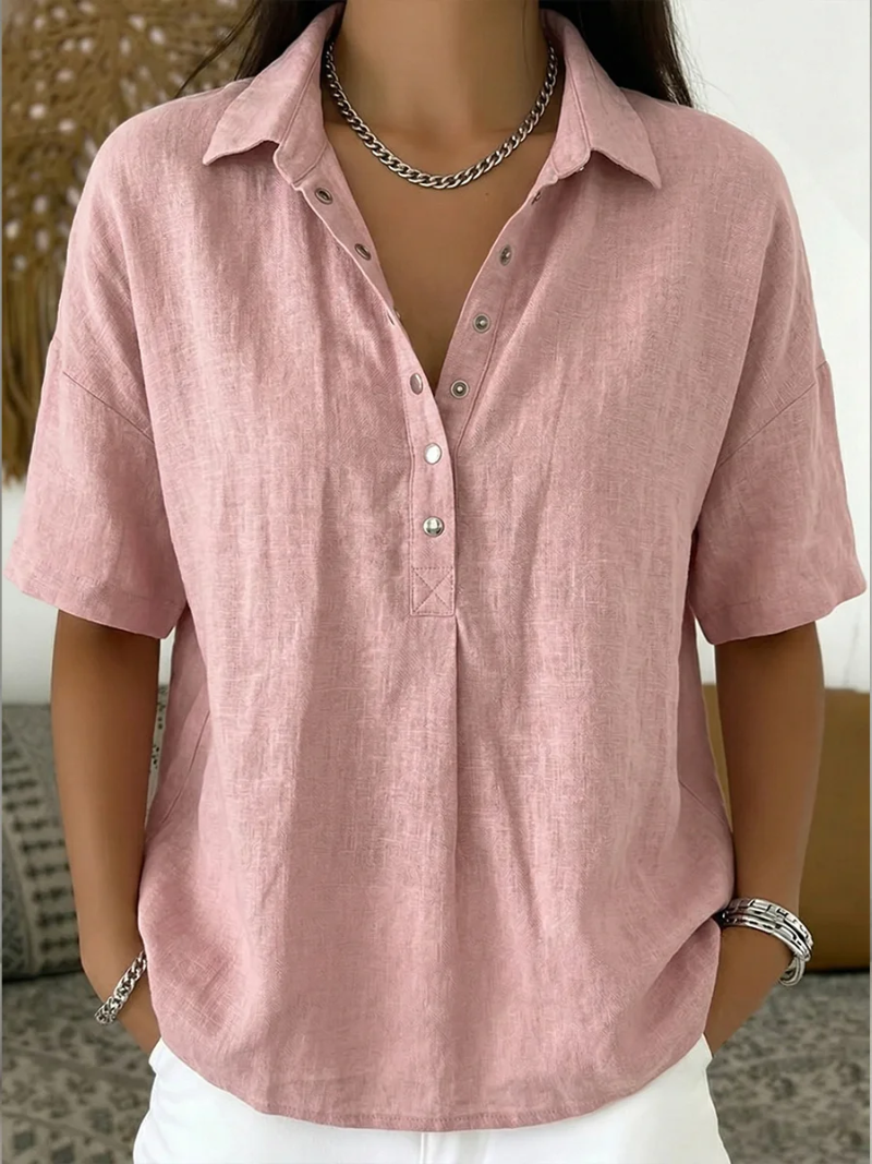 Hélène™ | Blusa com colarinho