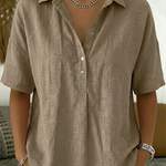 Hélène™ | Blusa com colarinho