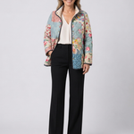 Casaco Acolchoado Patchwork Floral Chloé
