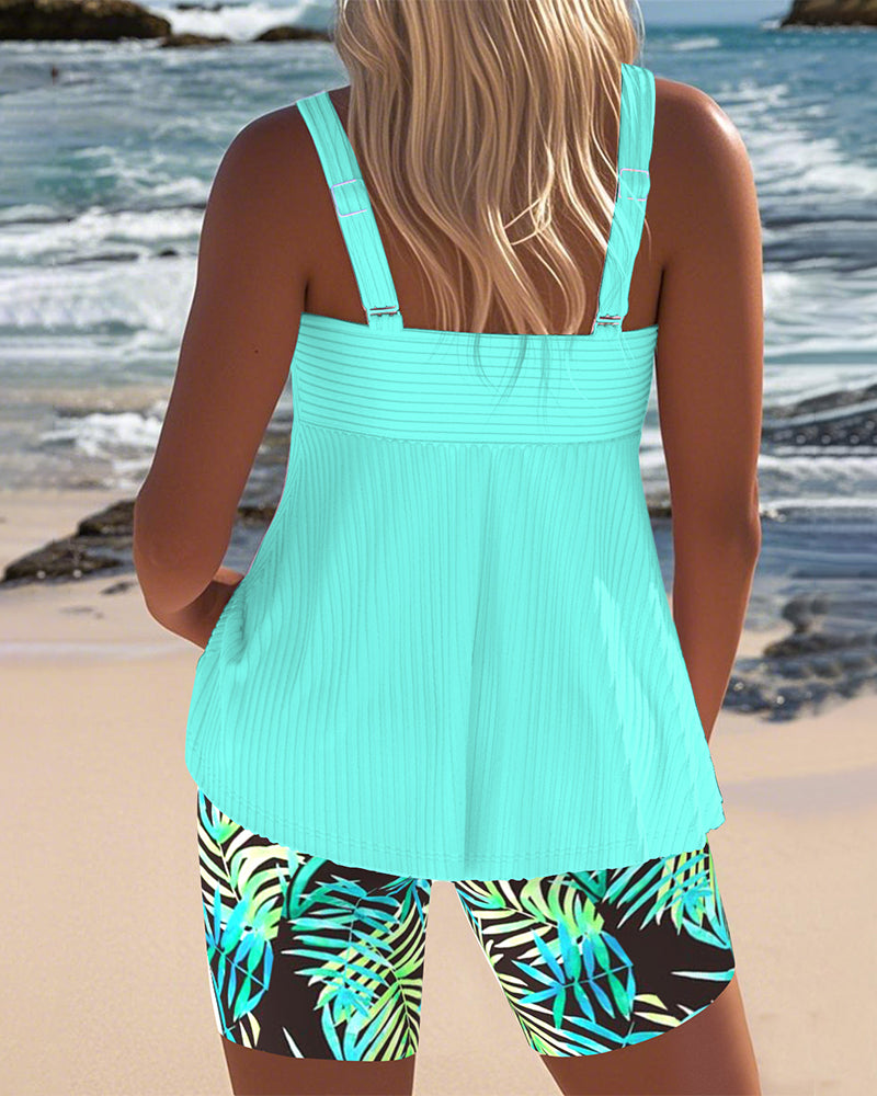 Laluna® | Conjunto Tankini colorido