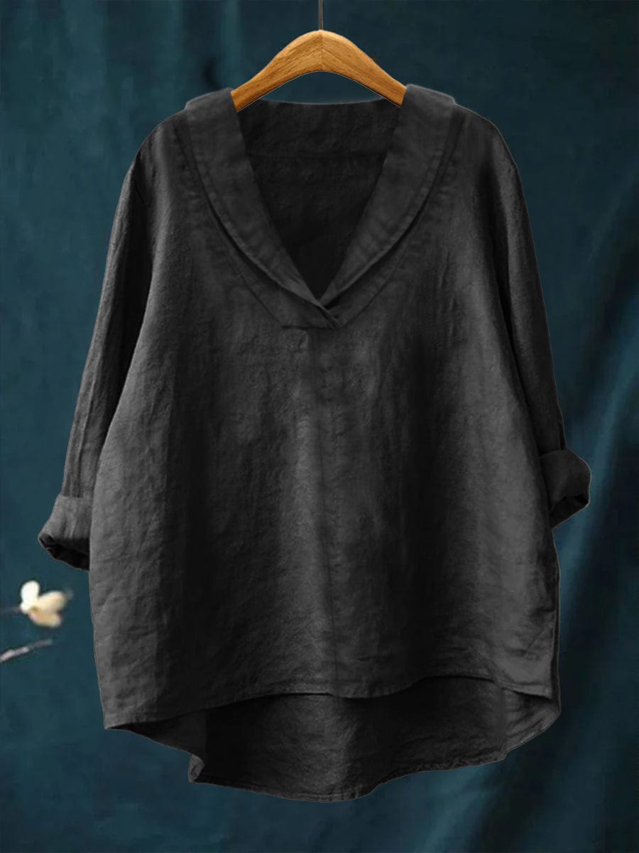 Hortense™ | Blusa de col V fluida