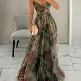 Giselle | Maxi Vestido Urokliwy com Padrão Floral