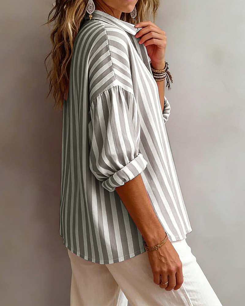 Nora™ | Blusa às riscas