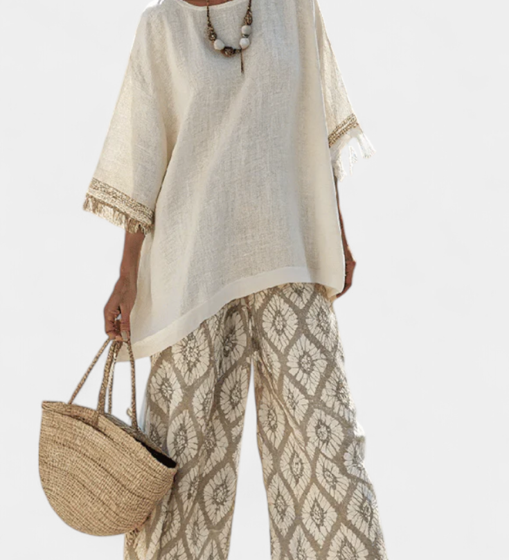 Eduarda - Conjunto Boho Chic Elegante