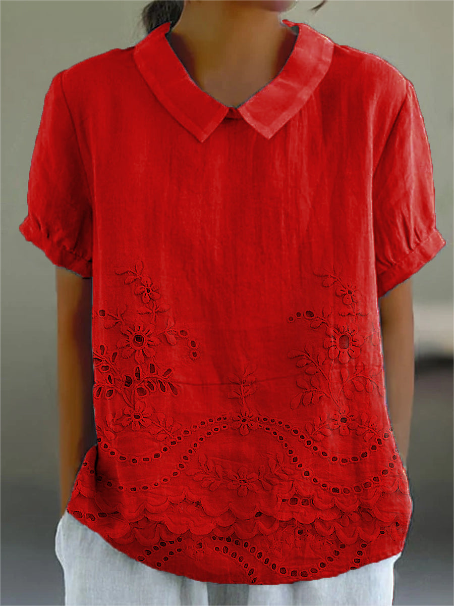 Lily™ | Camisa bordada