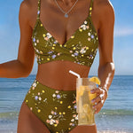 ROMINA™ | Bikini Sexy Entrecruzado Impresso Floral