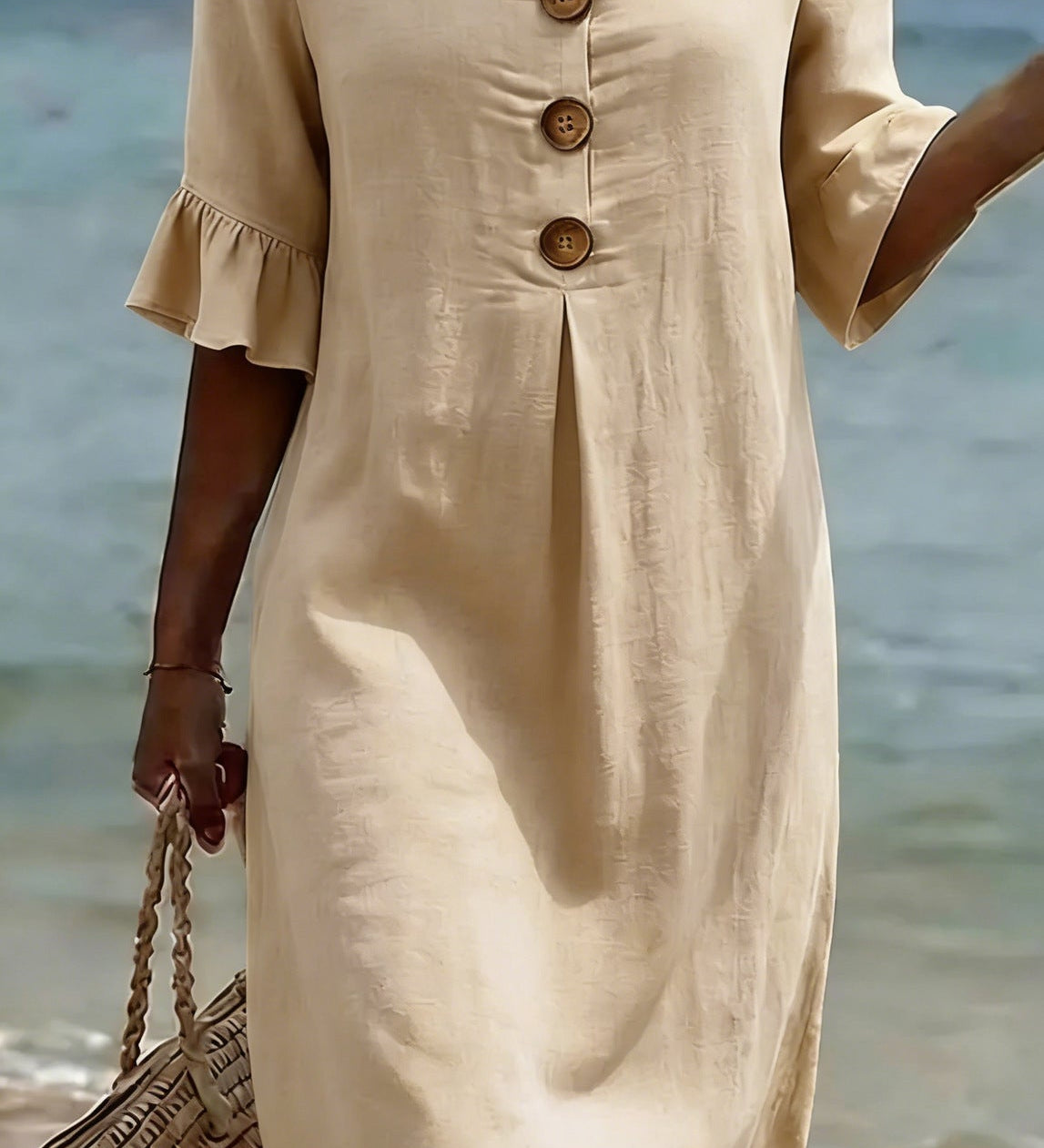 Vestido informal de mulher.