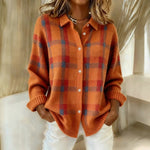 Janette™ | Pull em malha xadrez