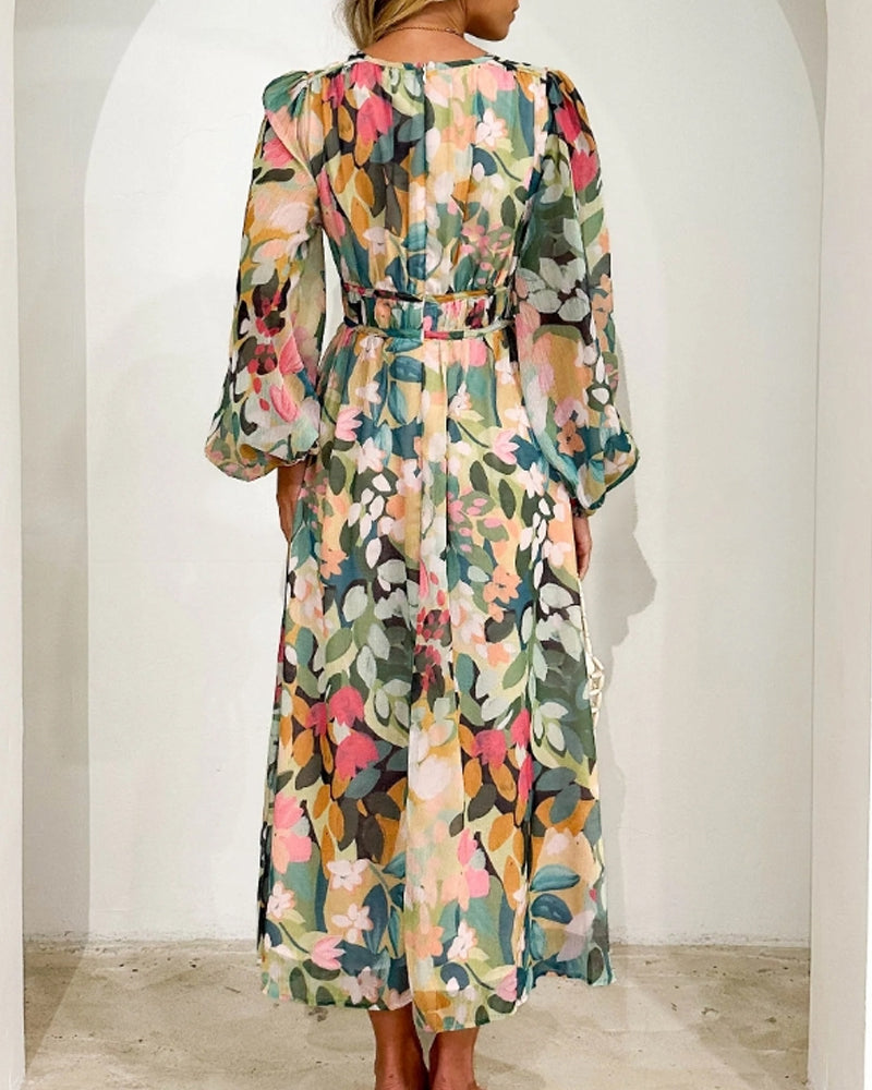 Celine | Vestido Feminino com Padrão Floral