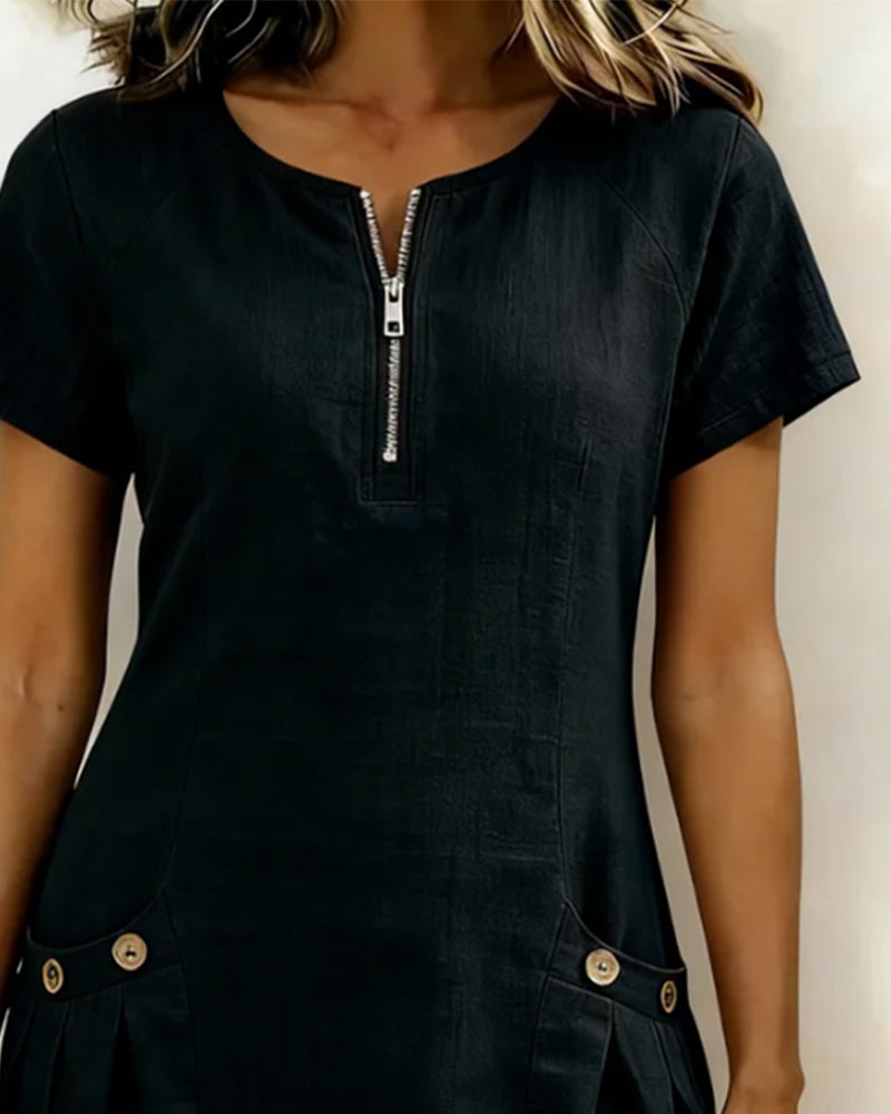 Vestido Lina — A elegância natural no dia a dia