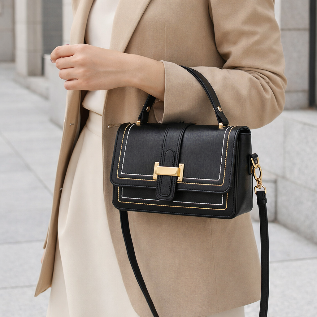 Luna Paris - Elegante Bolsa de Couro