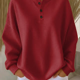 Milagros | Sweatshirt Henley Gofrada - 3