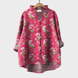 Roseline™ | Blusa romântica com padrão