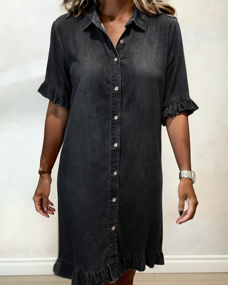 Laura | Vestido de denim confortável