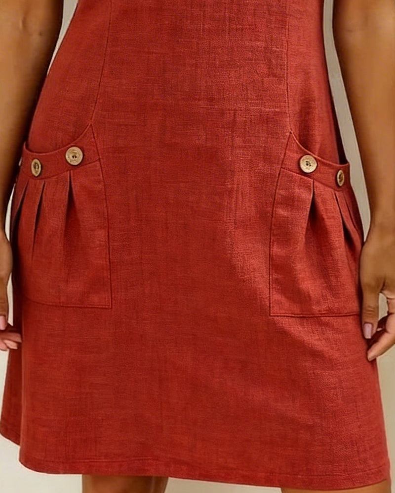 Vestido Lina — A elegância natural no dia a dia