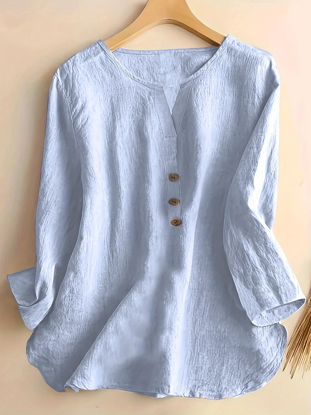 Solénya™ | Blusa de algodão-linho