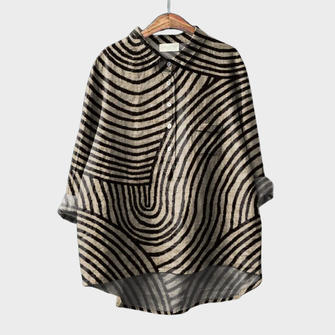 Melina | Blusa de Linho Elegante para o Verão