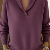 Encarna | Camisola com Gola em Bico - 5