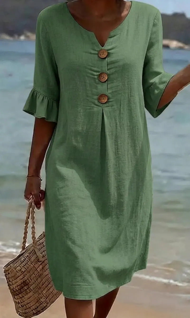 Vestido informal de mulher.