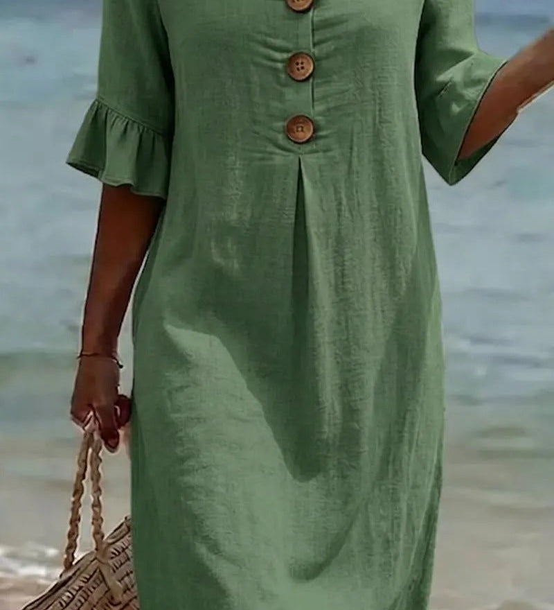 Vestido informal de mulher.
