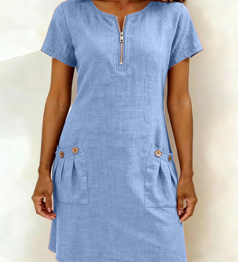 Vestido Lina — A elegância natural no dia a dia