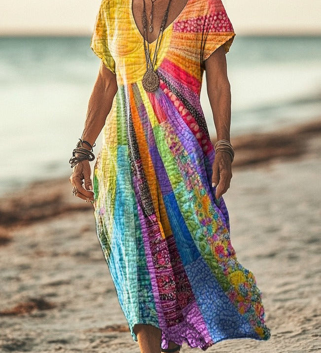 Vestido de Conforto Diário Léa